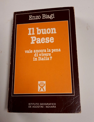 BUCH ENZO BIAGI - LOHNT ES SICH NOCH IN ITALIEN ZU LEBEN ? GUTER ZUSTAND