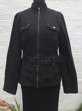 Julien Mcdonald Linen Jacket 12uk - Barely Worn, Tiny Fabric Defect