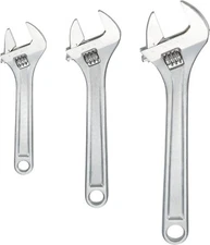 Adjustable 6','8'',10'',12'',15'',18''.+Wrench 5Pc Set,CR-V,Heavy Duty. LifeTime