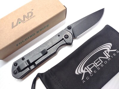 Sanrenmu LAND 811 Frame Lock Manual Pocket Knife Small EDC