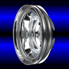 Crankshaft Pulley 2 Groove For Small Block Chevy Lwp 327 350 400 Chrome Sbc