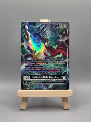 Digimon Special Booster 2.5 Justimon: Blitz Arm ACE (Alternate Art) BT19-064 SR