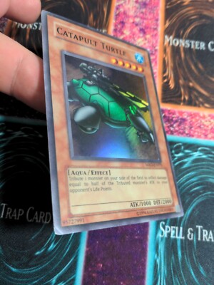 Yu-Gi-Oh! Catapult Turtle MRD-EN075 Unlimited Super Rare MP EN
