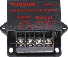 DC 24V to 12V 10A Step-Down Converter 120W Buck Voltage Regulator Power Reduc...