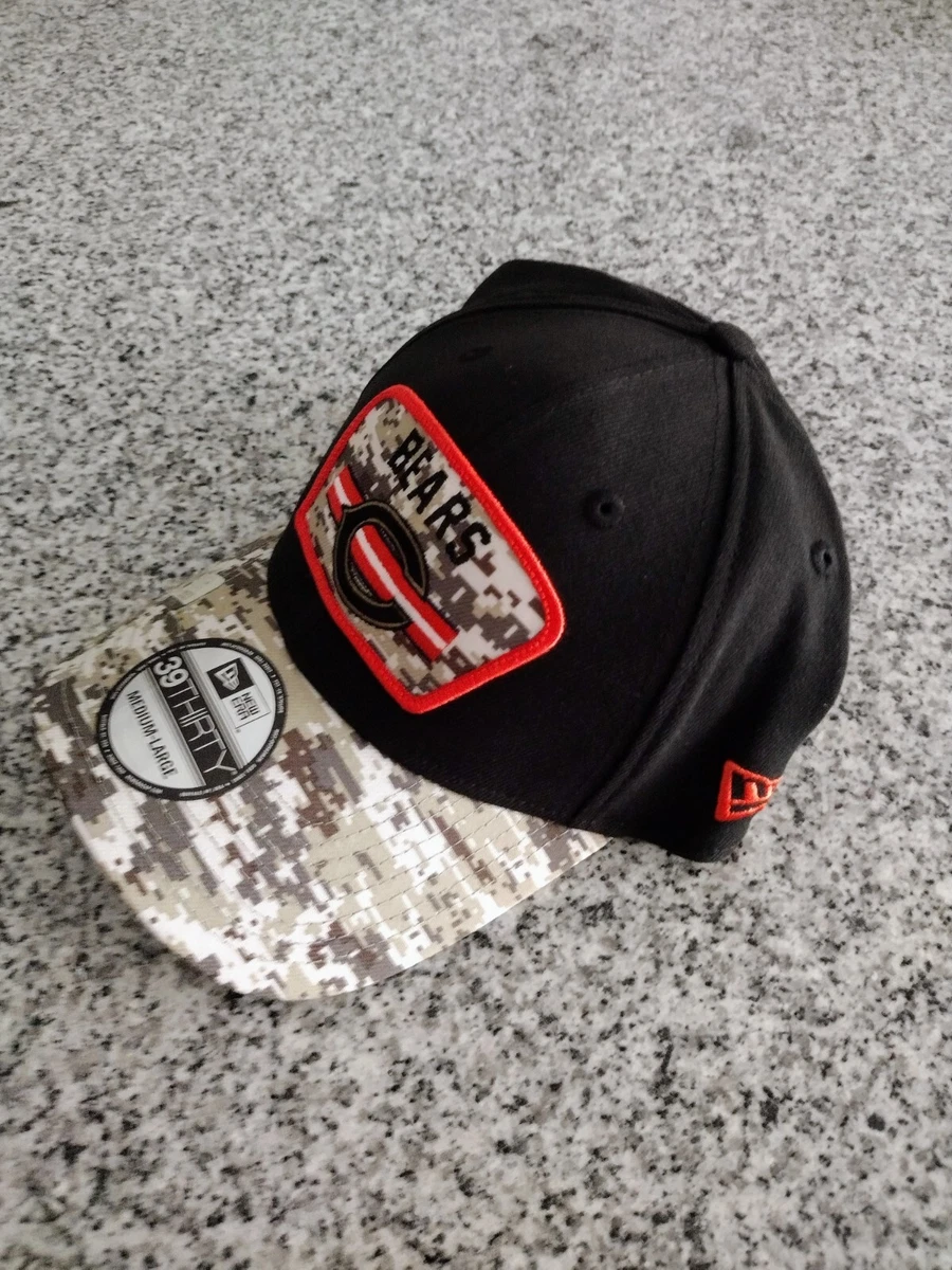 New era men s salute to service hotsell chicago bears 39thirty olive stretch fit hat