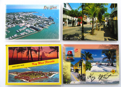 4 x FLORIDA KEY WEST Postkarten USA Amerika US-Postcards Lot America color Cards