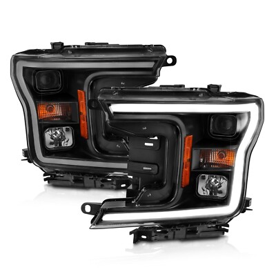 Für Ford F150 18 - 20 Projector Scheinwerfer LED Tube 2018 19 2020 schwarz