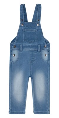 lupilu Kinder Sweatdenim Latzhose Kleinkinder Hose Hell Blau - Gr. 74