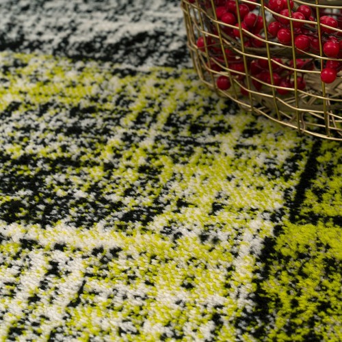Wohnzimmer Teppich Kurzflor Karos Geometrisches Design Abstraktes Design - Bild 77 von 136