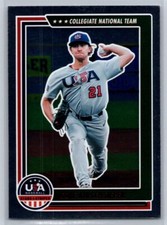2022 Panini USA Baseball Stars & Stripes #46 Cole Kirschsieper