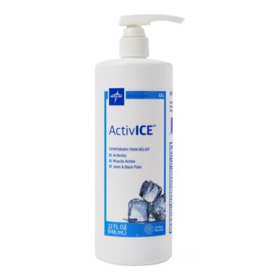 ActivICE Topical Pain Reliever Gel Pump, 32 oz., Each
