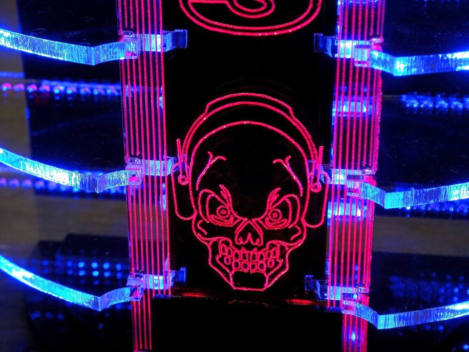 Music Active LED Lights Stage Effect Lighting Disco DJ Party LM3914 VIDEO ! - Image 4 of 4