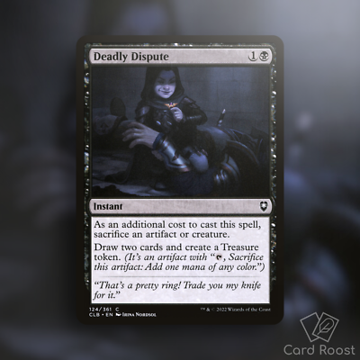 MTG Magic Deadly Dispute 124/361 Commander: Baldur's Gate CLB Black Instant 