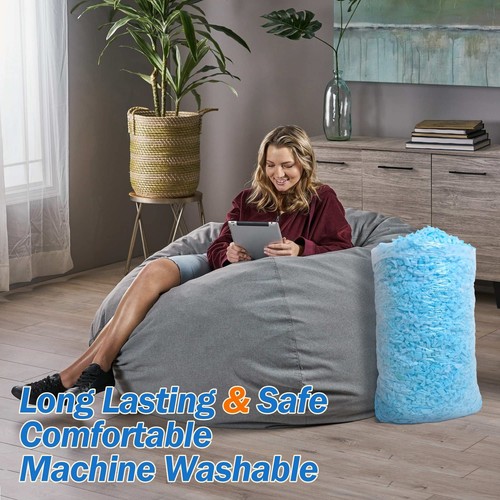 Bean Bag Filler 30lbs Bean Bag Filling Pillow Refill, Shredded Memory Foam Fi... - Picture 6 of 9