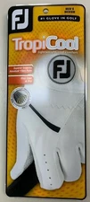 2025 FJ FootJoy TropiCool ( Use to be StaCool ) Men's Summer Golf Glove White