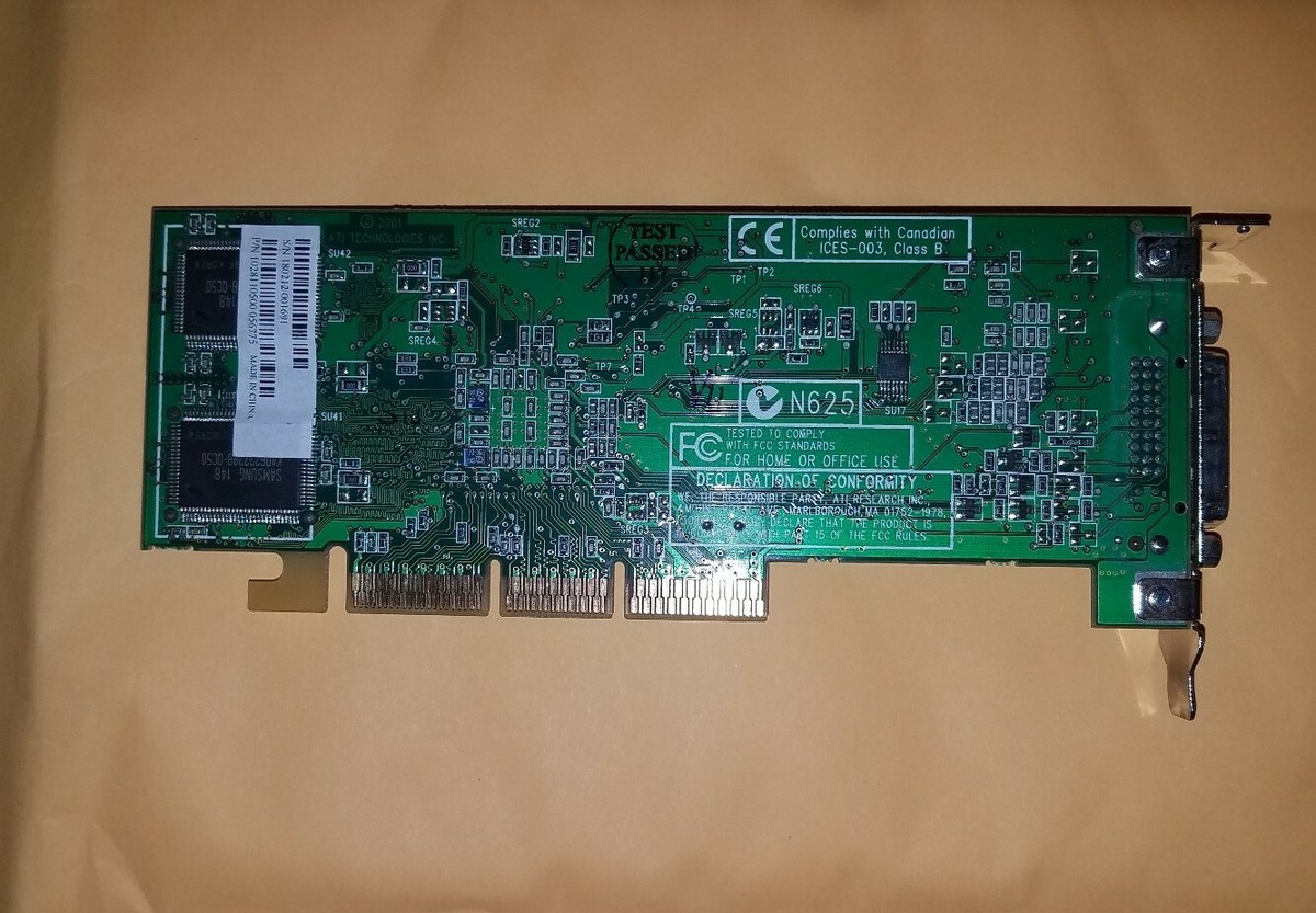 Ati Radeon N625 Drivers ATI Radeon P&D (EVC) Display Port ,AGP