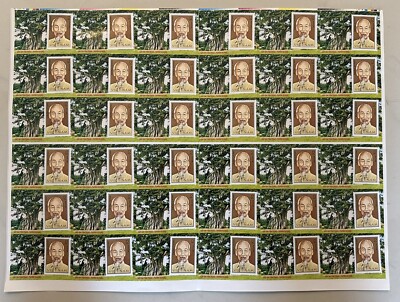 Vietnam Sticker Labels 2025 Stamp Full Sheet Tuyen Quang Tourism Cay Da Tan Trao