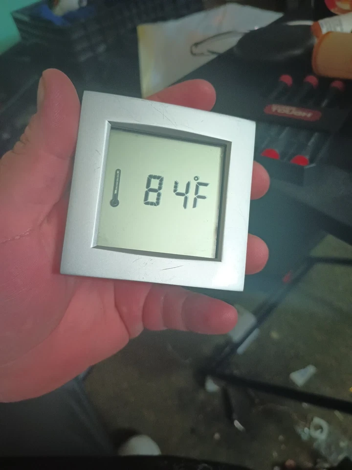 BROOKSTONE Upside Down Clock - Brand Used Tested and Works, New Battery - Image 2 of 4