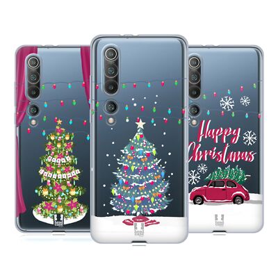 HEAD CASE DESIGNS MERRY CHRISTMAS TREES SOFT GEL CASE FOR XIAOMI PHONES