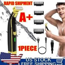 Full Body Washed Wet and Dry Shaver,Men's Electric Shaver Rotary Facial Shaver.,