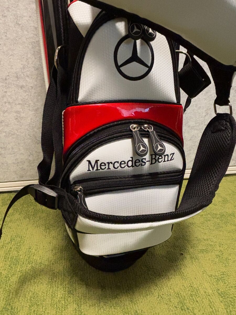 Mercedes-Benz Stand Golf Club Bag Caddie Caddy White Navy Mercedes-Benz Stand Golf Club Bag Caddie Caddy White Navy