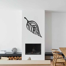Tropical Leaf Wooden Wall Art | Modern Hanging Decor | Living Room Accent Piece