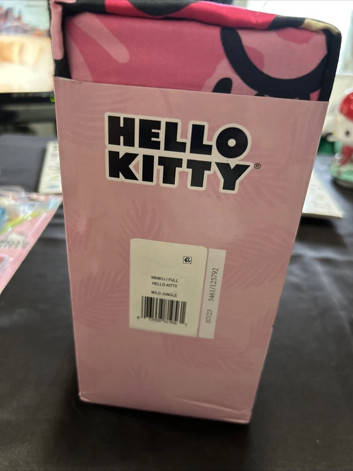 Hello Kitty Wild Jungle Juego Completo de Sábanas 4 Piezas / Microfibra Nuevo Foto 2 de 4