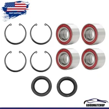 Front Rear Wheel Bearings & Seals Kit Set for Can-Am ATV #293350126 293370019