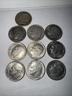 Lot of 10 Silver Roosevelt Dimes 1949-1964