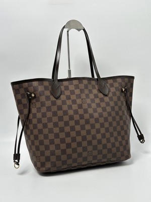 Pre-owned Louis Vuitton canvas Tote Bags Neverfull MM Tote Bag JD982LV
