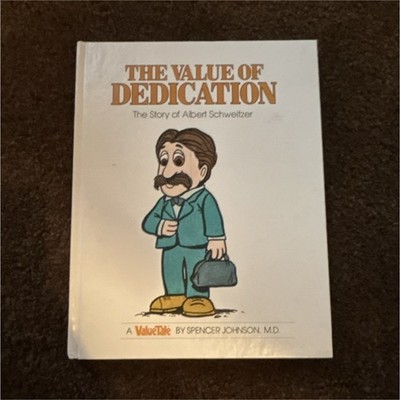 ValueTales The Value of Dedication Albert Schweitzer HC Illus 4-8