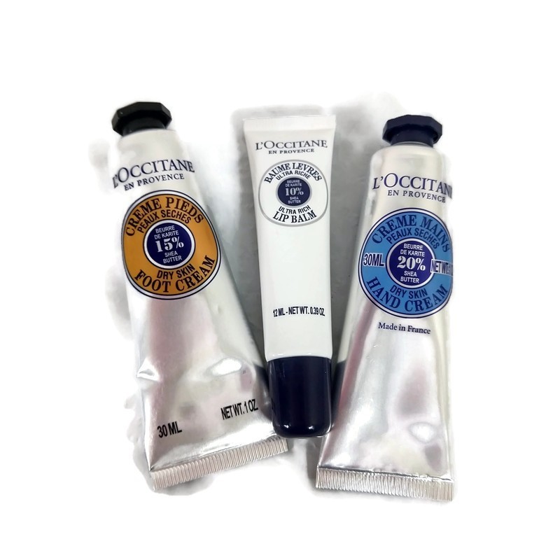 & Foot Cream & Lip Balm Set New