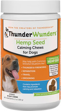 Hemp Dog Calming Chews  Vet Recommended for Situational Anxiety  Fireworks, Th