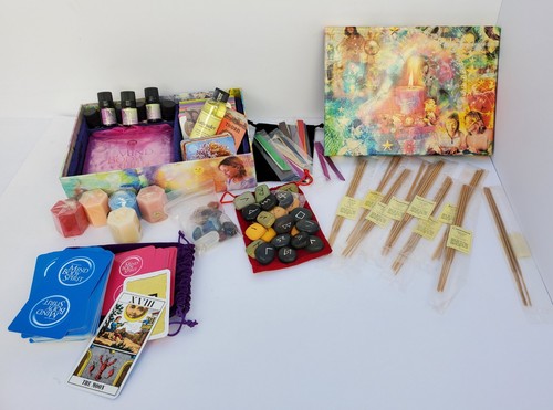Enhancing Your Mind Body Spirit Kit Aroma Oils Candles Incense Stones Tarot