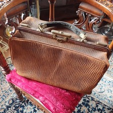 Antik !!!  Hebammentasche Arzttasche Doctors Bag Gladestone WOW !!!