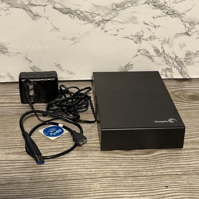 Seagate Expansion Desktop Drive 3TB HDD USB-B 3.0 SRD00F2 w/ USB & Power Cords