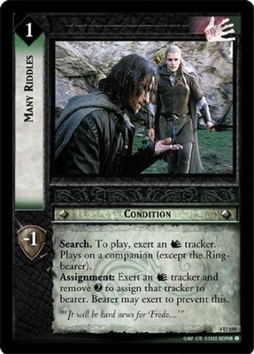 Viele Rätsel - Die zwei Türme - Herr der Ringe TCG