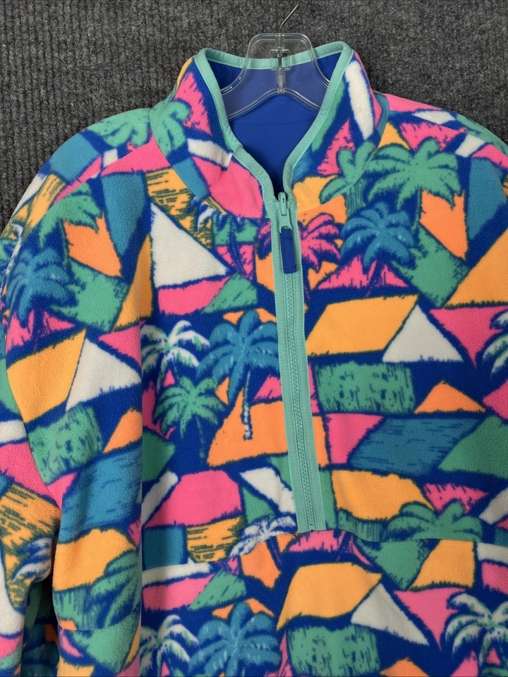 Chaqueta reversible Chubbies para hombre The Lineup talla XL colorida palmeras preppy Foto 3 de 4