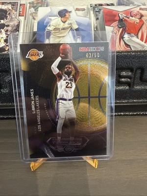 2025-26 Topps Hoops - Lebron James /50 Pixel Burst Gold Hoopers #H-12