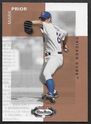 2002 Fleer Box Score #159 Mark Prior RS #'d/2950