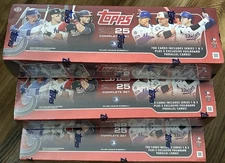 2025 TOPPS BASEBALL FACTORY SEALED COMPLETE SET HOBBY 5 FOILBOARD OHTANI🔥