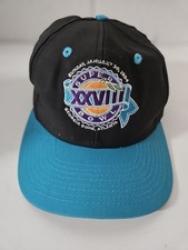 Vtg Super Bowl 1994 XXV111 Spell Out Snapback Georgia Dome Cap Hat