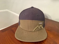 Leki Ski Hut Trucker Hat Cap snapback Green Gray Bill Moisture Wicking