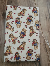Fabric Teddy Bear Patriotic Handmade Photo Album
