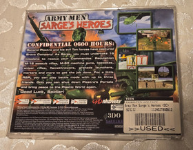 Army Men Sarges Heroes - Sega Dreamcast - Tested CIB Complete Retro War Game