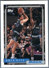 1992-93 Topps Orlando Magic Greg Kite #332