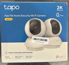 Tapo C210 2K Pan Tilt Security Camera WiFi Indoor Home App 2 pack NEW/SEALED 
