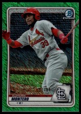 2020 Bowman Chrome #BCP-171 Elehuris Montero Prospects Green Shimmer #/99