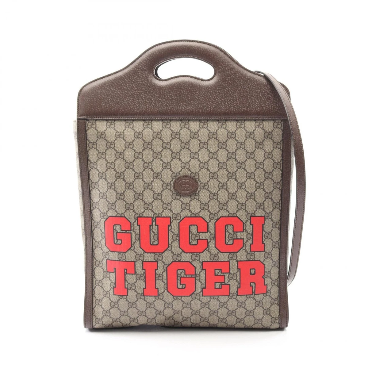 Gucci GG Supreme Tote PVC Exterior Bags & Handbags for Women for