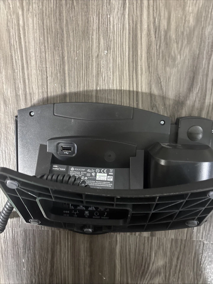 Polycom SoundPoint IP670 2201-12670-001 Used w/ Handset & Cord And Base #P4 - Image 2 of 3